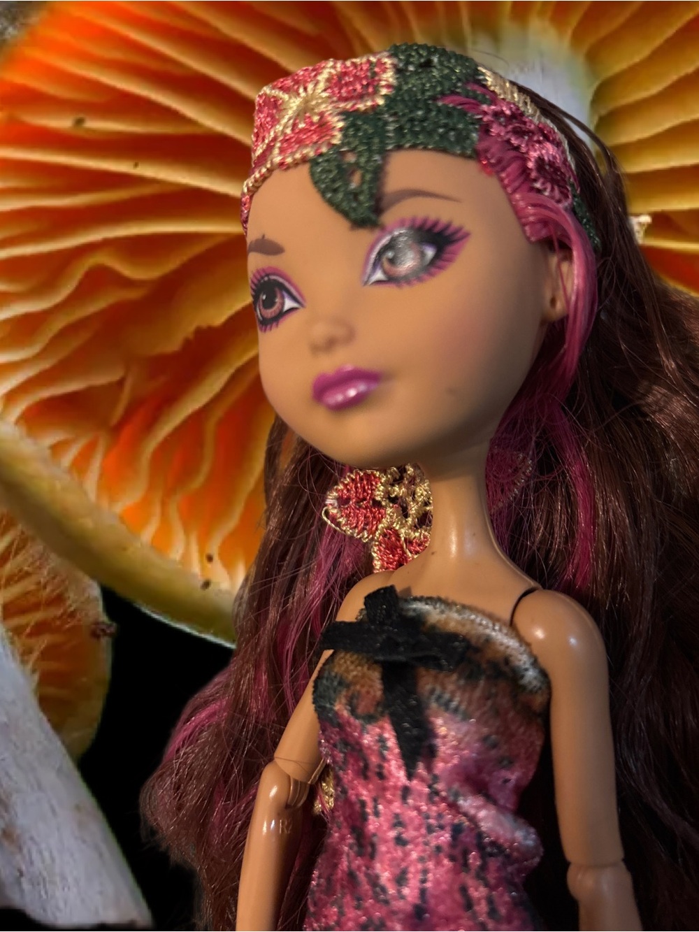 Ever After High Briar Beauty Doll with Headband & Pink Dress
